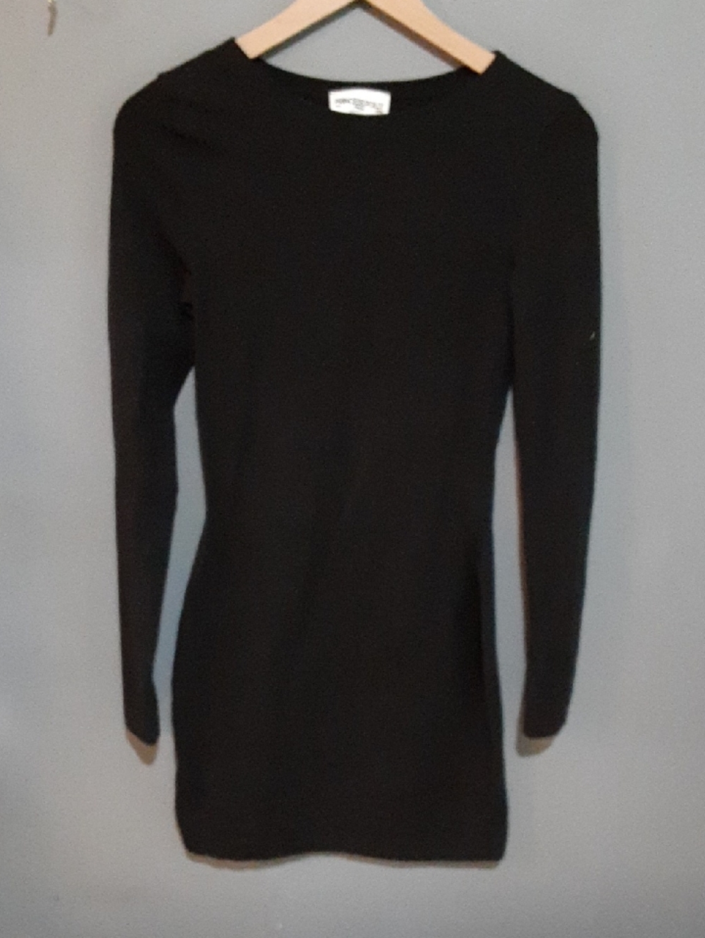Princess Polly Black Long Sleeve Mini Dress